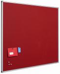 Smit Visual Prikbord Kurk Bulletin 120x300cm rood