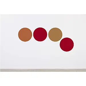 Prikbord bulletin, Round, frameloos ø 60 cm