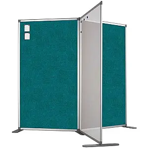 Scheidingswand Camira vilt prikbord, dubbelzijdig