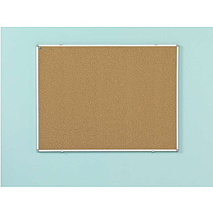 Prikbord perskurk met aluminium lijst. Verkrijgbaar in 6 standaard formaten