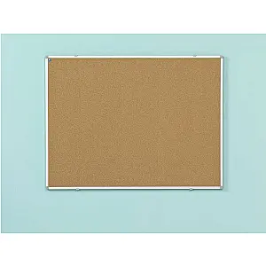 Prikbord perskurk met aluminium lijst. Verkrijgbaar in 6 standaard formaten