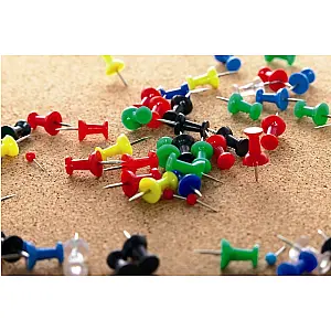 Gekleurde pushpins 40 stuks