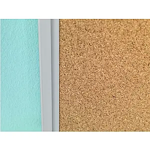 Prikbord perskurk met aluminium lijst. Verkrijgbaar in 6 standaard formaten