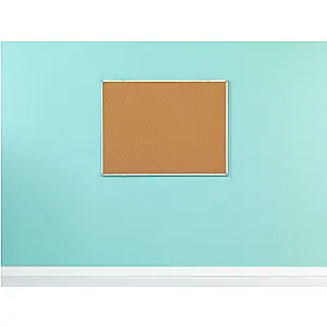 Prikbord perskurk met aluminium lijst. Verkrijgbaar in 6 standaard formaten