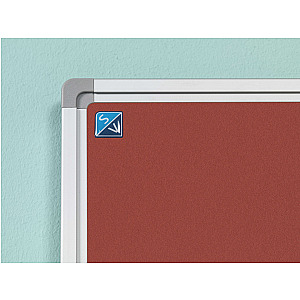 Prikborden bulletin met lijst, in diverse kleuren en afmetingen