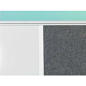 Combiborden , whiteboard en prikbord in één oplossing