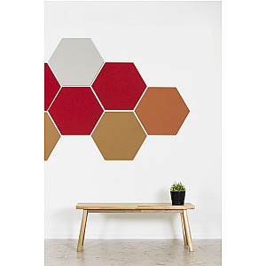 Prikbord bulletin, Six-Square, frameloos ø 60 cm